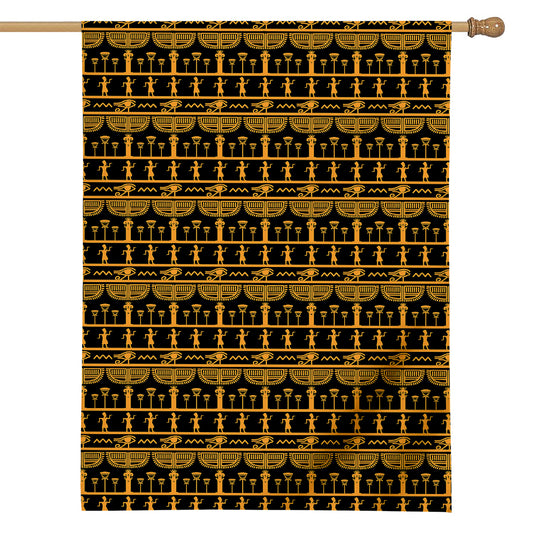 Tribal Egypt Pattern Print House Flag