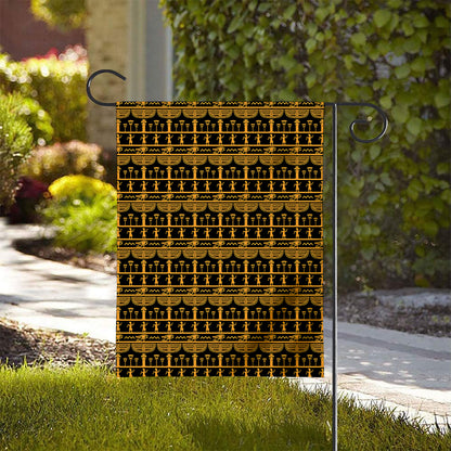 Tribal Egypt Pattern Print House Flag