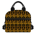 Tribal Egypt Pattern Print Insulated Lunch Bag