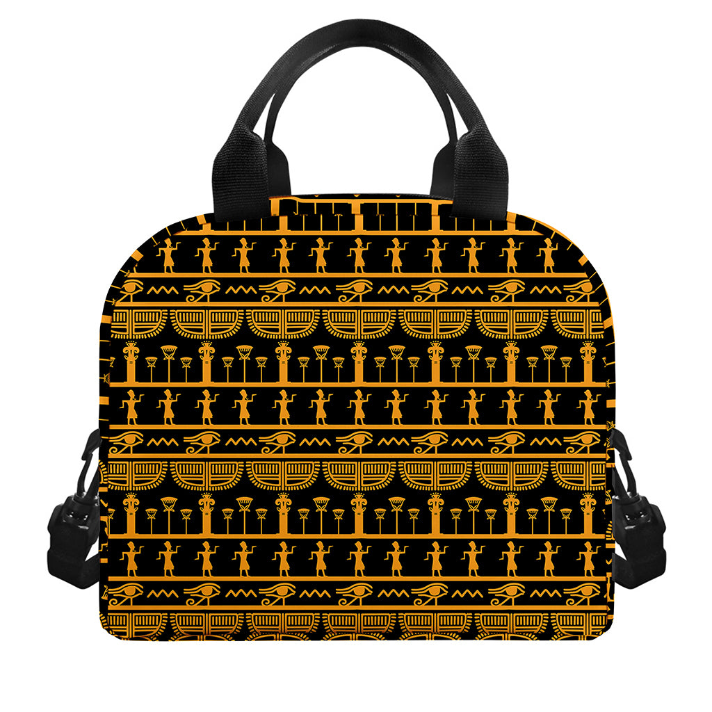 Tribal Egypt Pattern Print Insulated Lunch Bag