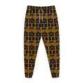 Tribal Egypt Pattern Print Jogger Pants
