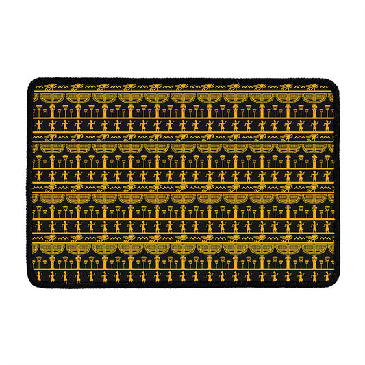 Tribal Egypt Pattern Print Kitchen Mat