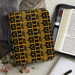 Tribal Egypt Pattern Print Leather Bible Cover