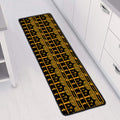 Tribal Egypt Pattern Print Long Kitchen Mat