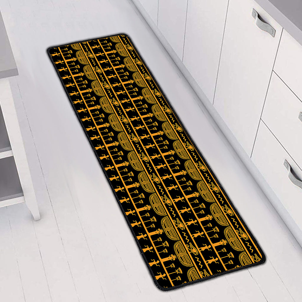 Tribal Egypt Pattern Print Long Kitchen Mat