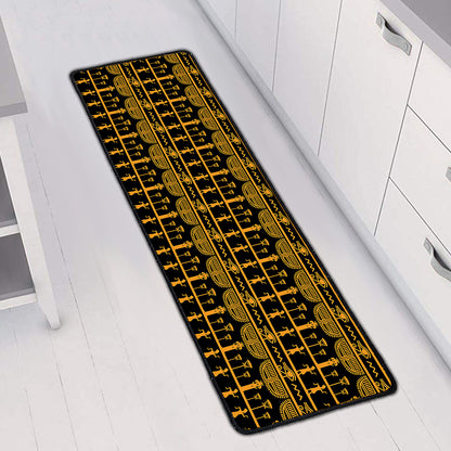 Tribal Egypt Pattern Print Long Kitchen Mat