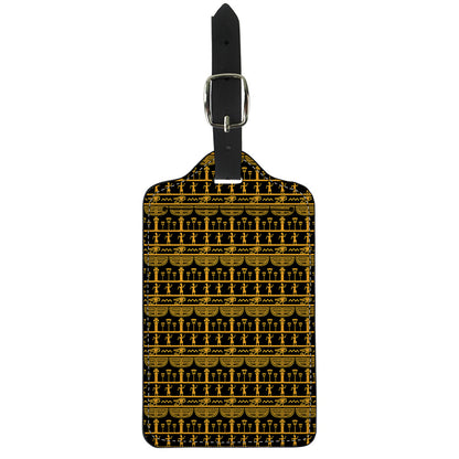 Tribal Egypt Pattern Print Luggage Tag