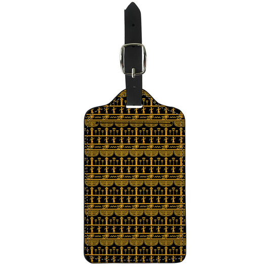Tribal Egypt Pattern Print Luggage Tag