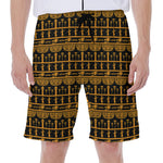 Tribal Egypt Pattern Print Men's Beach Shorts