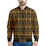 Tribal Egypt Pattern Print Men's Bomber Jacket