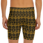 Tribal Egypt Pattern Print Men's Long Boxer Briefs
