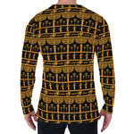 Tribal Egypt Pattern Print Men's Long Sleeve T-Shirt
