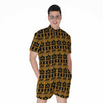 Tribal Egypt Pattern Print Men's Rompers