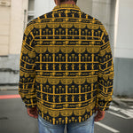 Tribal Egypt Pattern Print Men's Shirt Jacket
