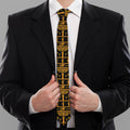 Tribal Egypt Pattern Print Necktie