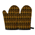 Tribal Egypt Pattern Print Oven Mitts