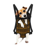Tribal Egypt Pattern Print Pet Carrier Backpack