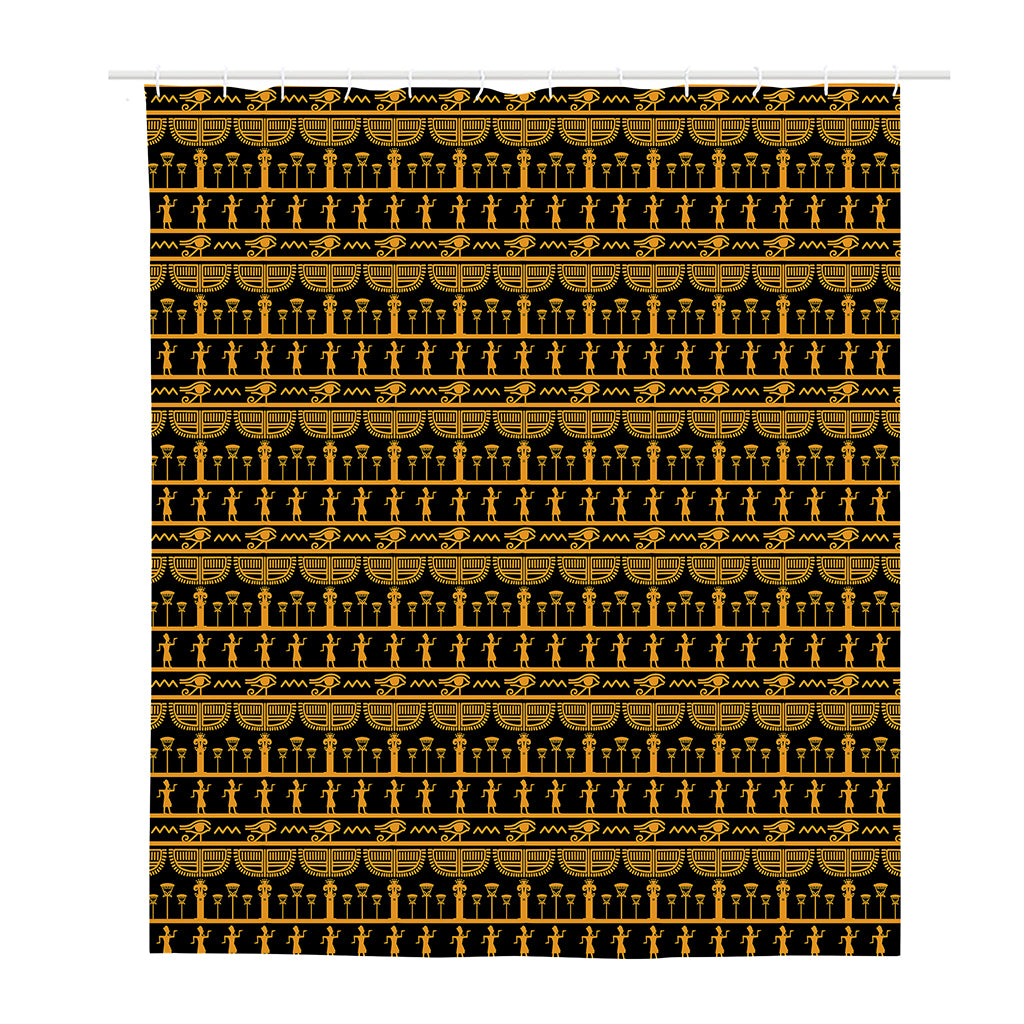 Tribal Egypt Pattern Print Polyester Shower Curtain