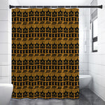 Tribal Egypt Pattern Print Premium Shower Curtain