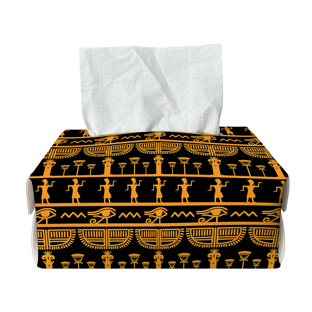 Tribal Egypt Pattern Print Rectangle Tissue Box Cover