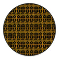 Tribal Egypt Pattern Print Round Floor Mat