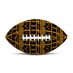 Tribal Egypt Pattern Print Rugby Ball