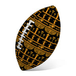 Tribal Egypt Pattern Print Rugby Ball