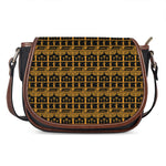 Tribal Egypt Pattern Print Saddle Bag