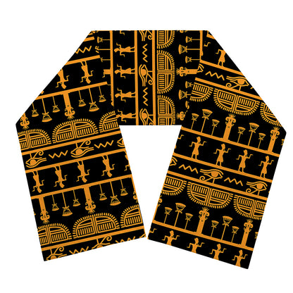Tribal Egypt Pattern Print Scarf