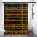 Tribal Egypt Pattern Print Shower Curtain