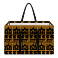 Tribal Egypt Pattern Print Utility Tote Bag