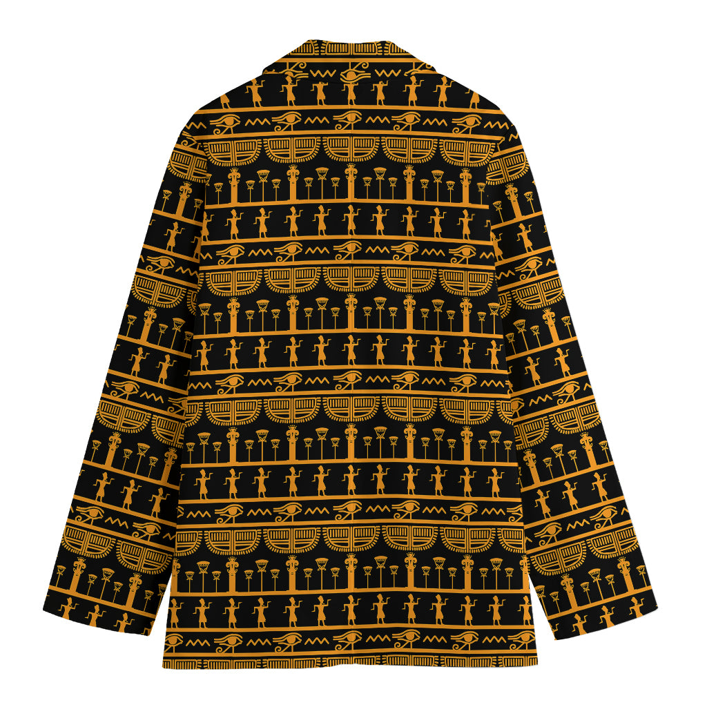 Tribal Egypt Pattern Print Women's Blazer
