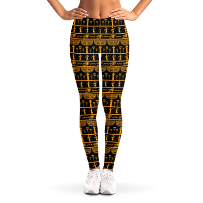 Tribal Egypt Pattern Print Women's Leggings