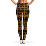 Tribal Egypt Pattern Print Women's Leggings