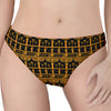 Tribal Egypt Pattern Print Women's Thong