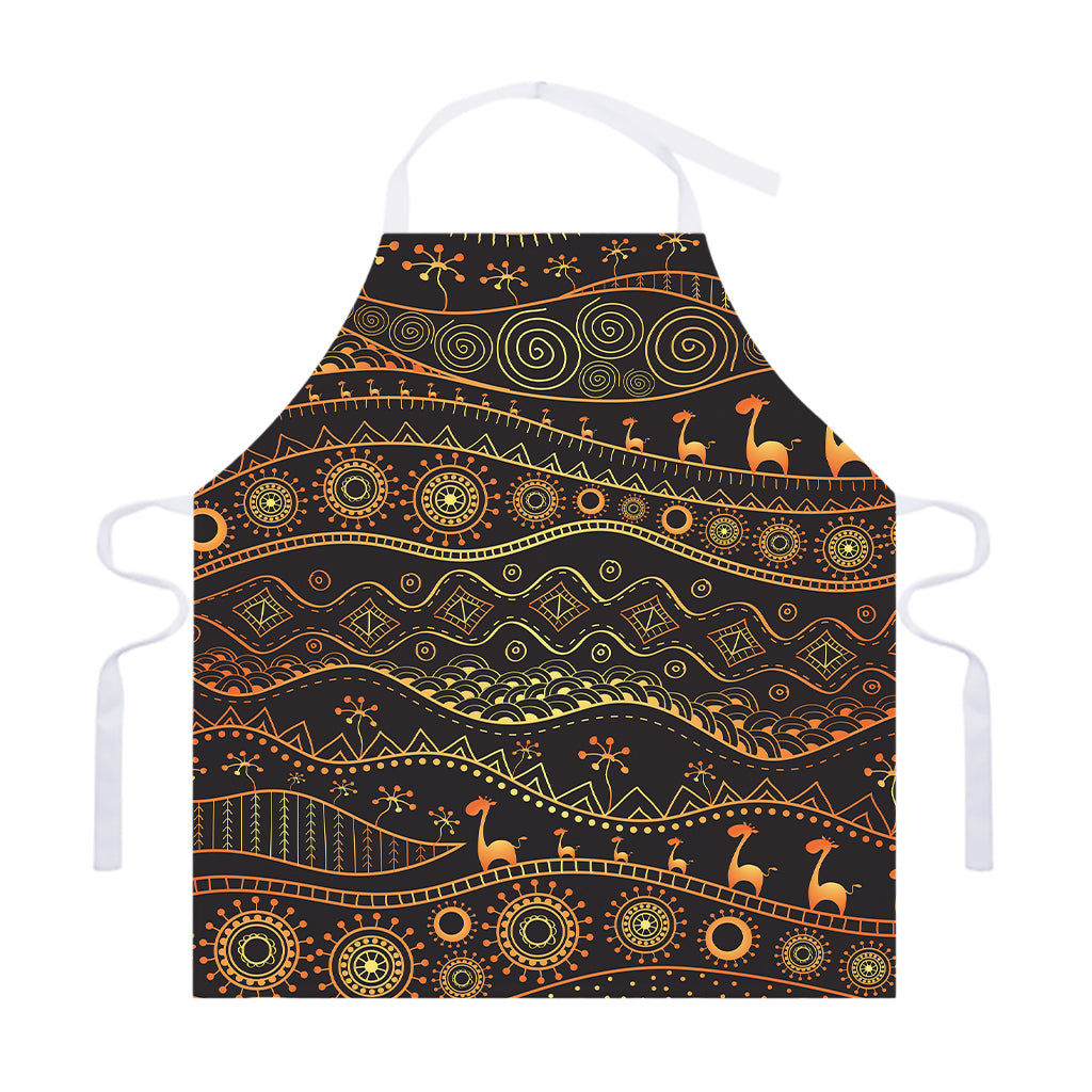 Tribal Ethnic African Pattern Print Adjustable Apron
