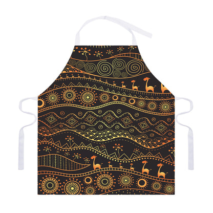 Tribal Ethnic African Pattern Print Adjustable Apron