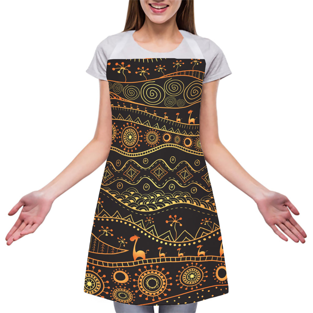 Tribal Ethnic African Pattern Print Adjustable Apron