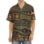 Tribal Ethnic African Pattern Print Aloha Shirt