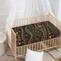 Tribal Ethnic African Pattern Print Baby Crib Sheet