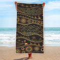 Tribal Ethnic African Pattern Print Beach Towel