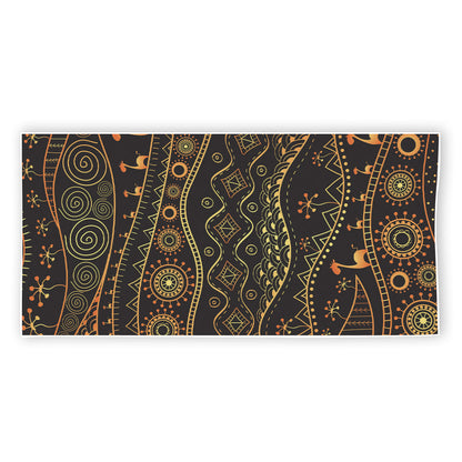 Tribal Ethnic African Pattern Print Beach Towel