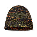 Tribal Ethnic African Pattern Print Beanie