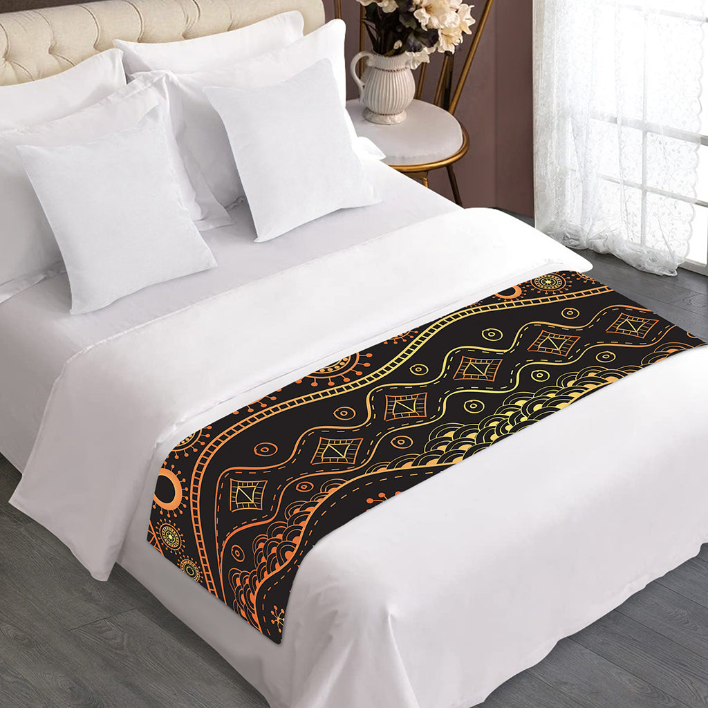 Tribal Ethnic African Pattern Print Bed Runner