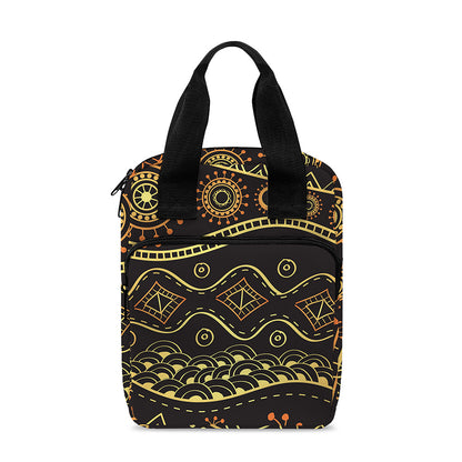 Tribal Ethnic African Pattern Print Bible Tote Bag