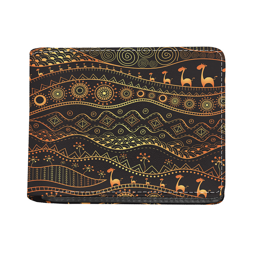 Tribal Ethnic African Pattern Print Bifold Wallet