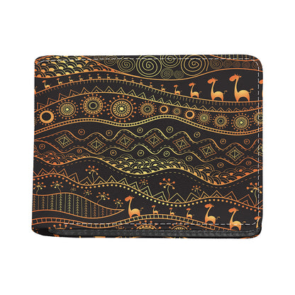 Tribal Ethnic African Pattern Print Bifold Wallet