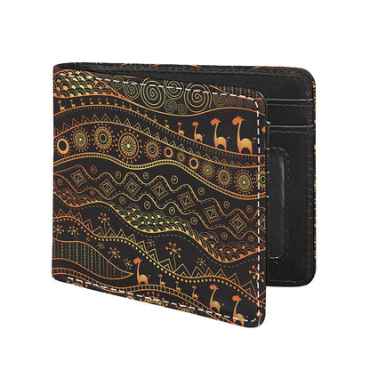Tribal Ethnic African Pattern Print Bifold Wallet