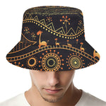 Tribal Ethnic African Pattern Print Bucket Hat