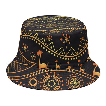 Tribal Ethnic African Pattern Print Bucket Hat